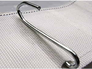 Drapery hooks and tape pre-installed on your draperies perfect for your rings